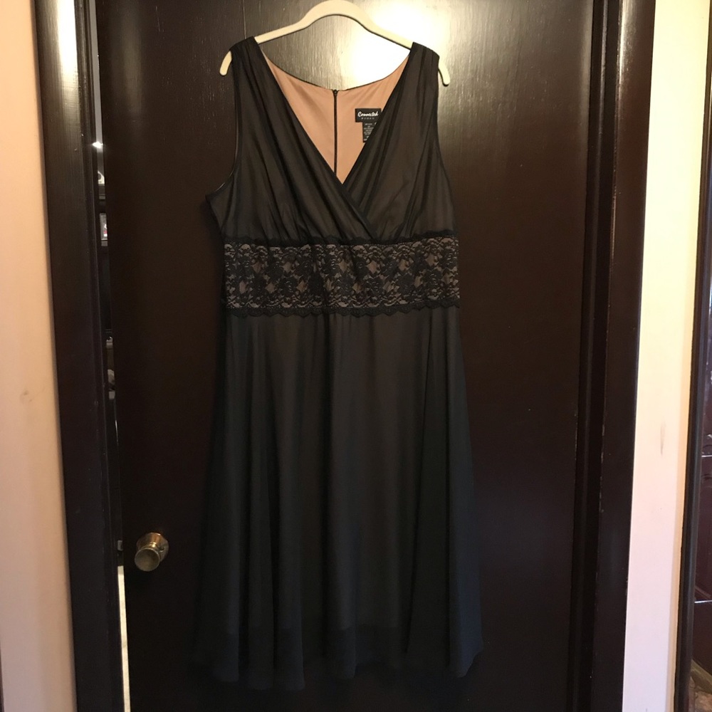 Macy’s Connected Woman Black evening dress